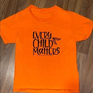 🚨2/$15. Orange Shirt Day - Every Child Matters shirt. Youth XS